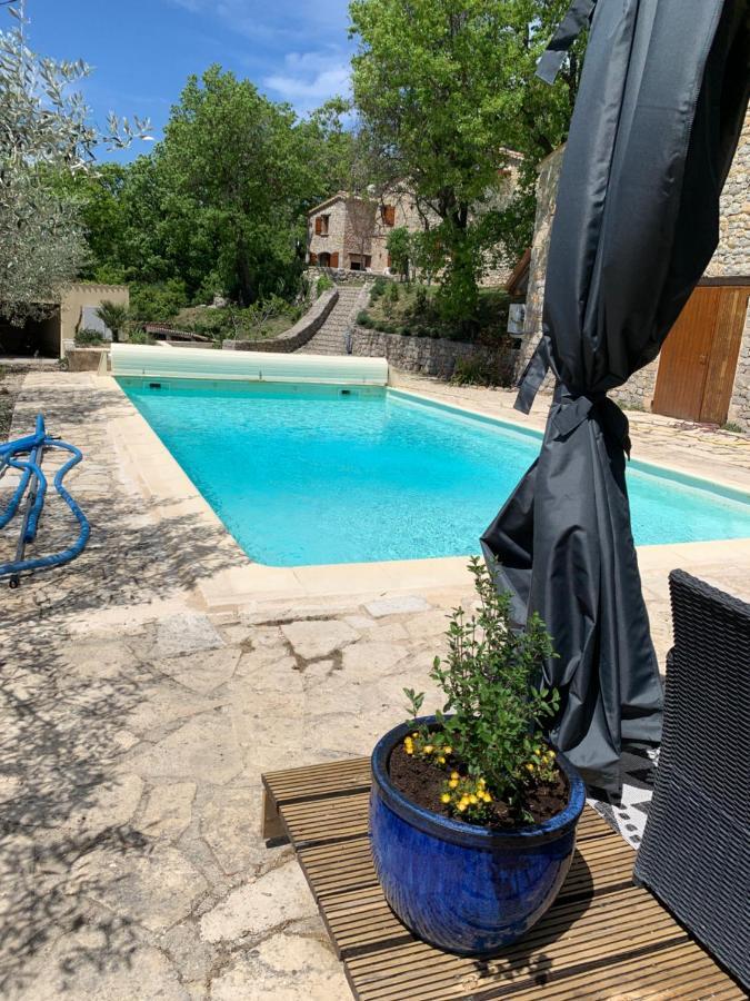 Font Nouvelle Maison De Charme Drome Provencale, 6 Ou 10 Personnes Avec Piscine Plaisians Экстерьер фото